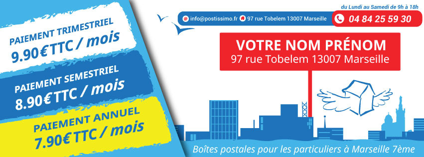 Domiciliation postale pour particuliers Marseille